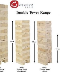 New Stapelorenspel (Grenen, Stapeltorenspel, In Stevige Transportas, Uit ECO Grenenhout, Tot 90 Cm Hoog -actiespellen Verkoop 550x457 3