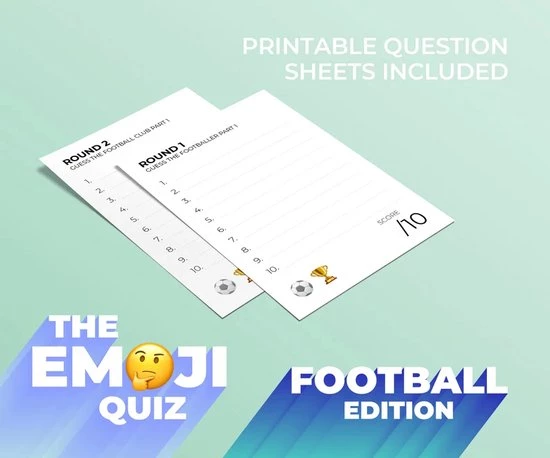 Quiz Voetbal Edition De Emoji Quiz Voetbal Editie | Voetbal Editie | Powerpoint Quiz Presentatie | Leuke Virtuele Quiz Perfect | Emoji Pictionary | Kantoor Quiz 5 Quiz Voetbal Edition De Emoji Quiz Voetbal Editie | Voetbal Editie | Powerpoint Quiz Presentatie | Leuke Virtuele Quiz Perfect | Emoji Pictionary | Kantoor Quiz - Afbeelding 3