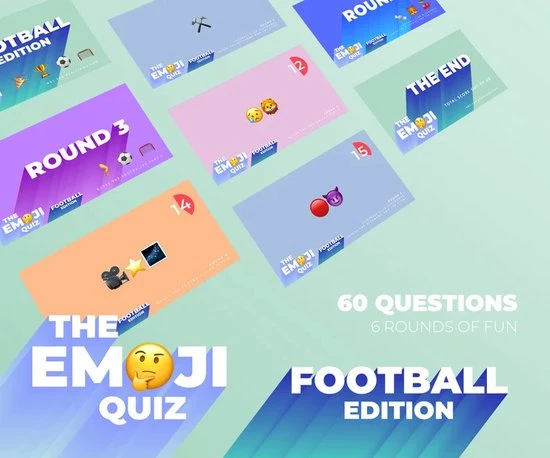 Quiz Voetbal Edition De Emoji Quiz Voetbal Editie | Voetbal Editie | Powerpoint Quiz Presentatie | Leuke Virtuele Quiz Perfect | Emoji Pictionary | Kantoor Quiz 8 Quiz Voetbal Edition De Emoji Quiz Voetbal Editie | Voetbal Editie | Powerpoint Quiz Presentatie | Leuke Virtuele Quiz Perfect | Emoji Pictionary | Kantoor Quiz - Afbeelding 6