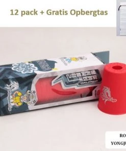actiespellen Verkoop 28 12 Pack YJ® Kinder Sportstapelen Bekers-Quick Stacks Cups - Speed Training Game Uitdaging- Competitie Party Speelgoed + Gratis OpbergTas-7.6*9.3cm -Rood