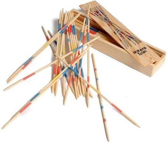 Merkloos Longfield Games Mikado In Kist - 25 Cm 7 Merkloos Longfield Games Mikado In Kist - 25 Cm - Afbeelding 5