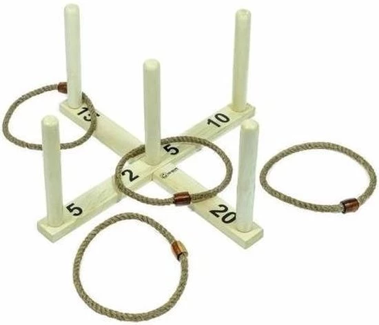 New Luxe Ringwerpen Spel - In Nette Draagtas Luxe En Compleet 3 New Luxe Ringwerpen Spel - In Nette Draagtas Luxe En Compleet