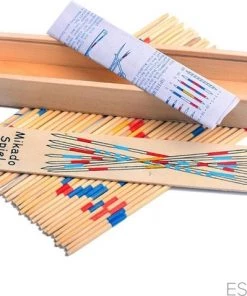 ESTARK® Mikado Spel - Houten Mikado Game - Luxe Edition - 42-delig - In Houten Kistje - Met Spelregels - 20CM - Spel Houten Stokjes - Gezelschapsspel - MIKADO 32 ESTARK® Mikado Spel - Houten Mikado Game - Luxe Edition - 42-delig - In Houten Kistje - Met Spelregels - 20CM - Spel Houten Stokjes - Gezelschapsspel - MIKADO -actiespellen Verkoop 550x478 3