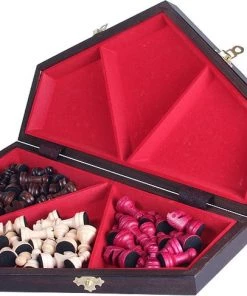 Raindroptime.com Drie Spelers Schaakbord Met Schaakstukken Groot (Trichess) -actiespellen Verkoop 550x486 1