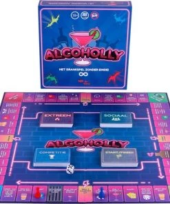 NX Party® - ALCOHOLLY® - Drankspel - Nederlandstalig - Bordspel - Spelletjes Voor Volwassenen - Drank Spelletjes 21 NX Party® - ALCOHOLLY® - Drankspel - Nederlandstalig - Bordspel - Spelletjes Voor Volwassenen - Drank Spelletjes -actiespellen Verkoop 550x493