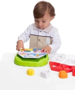 Chicco Bundel - Bowling Aapjes 2-in-1 Bowlingspel En Blikgooien & Puzzel 2-in-1 Huispuzzel -actiespellen Verkoop 550x499 3