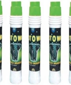 Merkloos 5x Bingo Stiften/markers Groen -actiespellen Verkoop 550x505