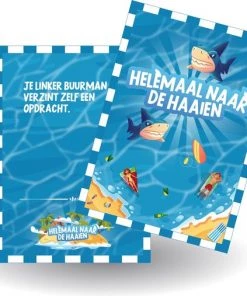 Luchas Promotions Drankspel ''Helemaal Naar De Haaien'' -actiespellen Verkoop 550x507 1