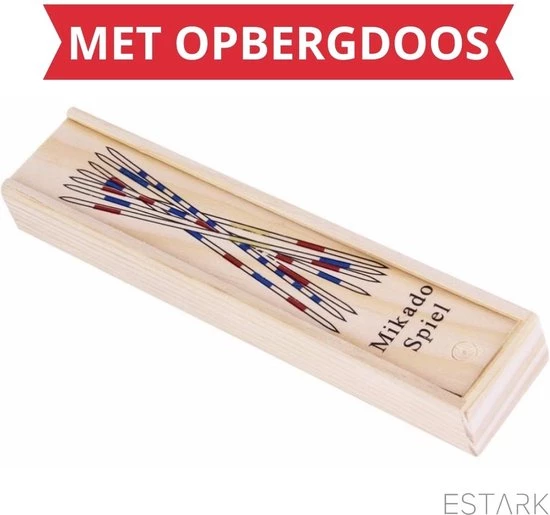 ESTARK® Mikado Spel - Houten Mikado Game - Luxe Edition - 42-delig - In Houten Kistje - Met Spelregels - 20CM - Spel Houten Stokjes - Gezelschapsspel - MIKADO 15 ESTARK® Mikado Spel - Houten Mikado Game - Luxe Edition - 42-delig - In Houten Kistje - Met Spelregels - 20CM - Spel Houten Stokjes - Gezelschapsspel - MIKADO - Afbeelding 13