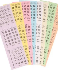 Merkloos 7x Blok Bingo Kaarten Met 1-75 Nummers - Bingo Spellen Accessoires Van Papier -actiespellen Verkoop 550x523 2