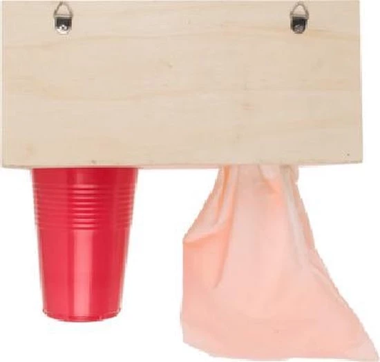 Out Of The Blue Beer Pong Shelf With 12 Cups + 12 Balls 4 Out Of The Blue Beer Pong Shelf With 12 Cups + 12 Balls - Afbeelding 2