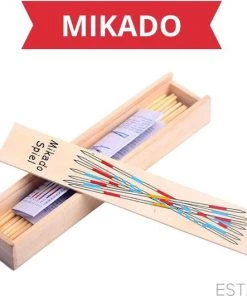 ESTARK® Mikado Spel - Houten Mikado Game - Luxe Edition - 42-delig - In Houten Kistje - Met Spelregels - 20CM - Spel Houten Stokjes - Gezelschapsspel - MIKADO 24 ESTARK® Mikado Spel - Houten Mikado Game - Luxe Edition - 42-delig - In Houten Kistje - Met Spelregels - 20CM - Spel Houten Stokjes - Gezelschapsspel - MIKADO -actiespellen Verkoop 550x531 1