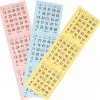 Merkloos 4x Blok Bingo Kaarten Met 1-75 Nummers - Bingo Spellen Accessoires Van Papier -actiespellen Verkoop 550x535 3