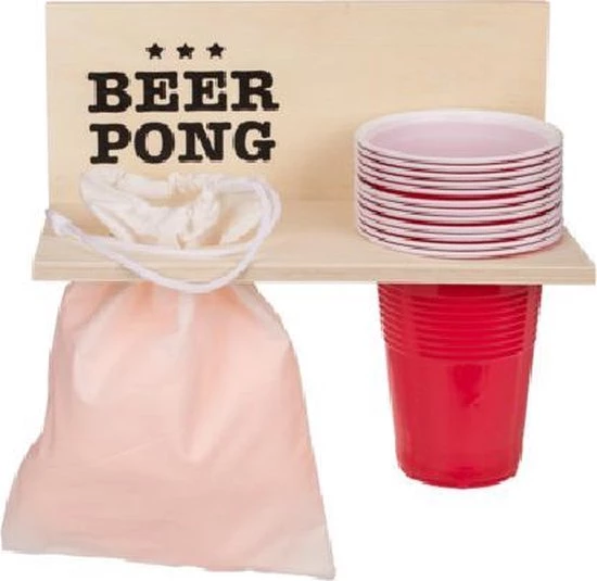 Out Of The Blue Beer Pong Shelf With 12 Cups + 12 Balls 3 Out Of The Blue Beer Pong Shelf With 12 Cups + 12 Balls