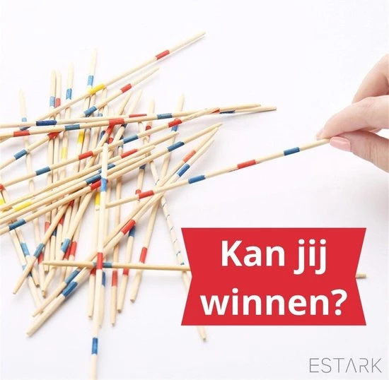 ESTARK® Mikado Spel - Houten Mikado Game - Luxe Edition - 42-delig - In Houten Kistje - Met Spelregels - 20CM - Spel Houten Stokjes - Gezelschapsspel - MIKADO 11 ESTARK® Mikado Spel - Houten Mikado Game - Luxe Edition - 42-delig - In Houten Kistje - Met Spelregels - 20CM - Spel Houten Stokjes - Gezelschapsspel - MIKADO - Afbeelding 9