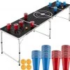 Merkloos Beer Pong Tafel - Beerpong Set - Spelletjes - Drankspelletjes - Tafel - Drankspel - Opvouwbaar - Hoogte Verstelbaar -actiespellen Verkoop 550x539 2