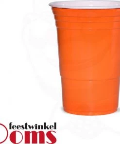 Ooms Feestwinkel American Beer Pong Set Oranje -actiespellen Verkoop 550x540 3