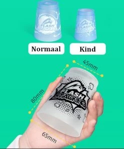 12 Pack QIYI Kinder Sportstapelen Bekers-Quick Stacks Cups - Speed Training Game Uitdaging- Competitie Party Speelgoed + Gratis OpbergTas-7.6*9.3cm - Mat Doorschijnend - Zwart -actiespellen Verkoop 550x543 1