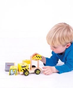Bigjigs Stacking Bulldozer -actiespellen Verkoop 550x543 2