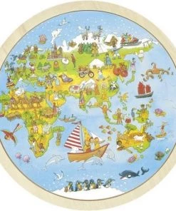 Goki Peggy Diggledey Puzzel Wereldreis, 57st. 12 Goki Peggy Diggledey Puzzel Wereldreis, 57st. -actiespellen Verkoop 550x549 3