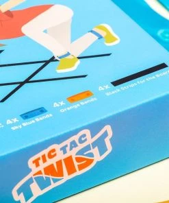 Kikkerland Tic Tac Twist - Actiespel - 2 Personen - Boter Kaas En Eieren -actiespellen Verkoop 550x550 1