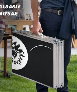 Jago GoodVibes - Bierpongtafelset Voor Volwassenen - Inclusief 6 Ballen, 100 Bekers En Bekerhouder - In Hoogte Verstelbaar, Opvouwbaar, Aluminium - Drinkspelletjes -actiespellen Verkoop 550x550 117