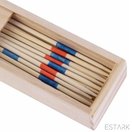 ESTARK® Mikado Spel - Houten Mikado Game - Luxe Edition - 42-delig - In Houten Kistje - Met Spelregels - 20CM - Spel Houten Stokjes - Gezelschapsspel - MIKADO 18 ESTARK® Mikado Spel - Houten Mikado Game - Luxe Edition - 42-delig - In Houten Kistje - Met Spelregels - 20CM - Spel Houten Stokjes - Gezelschapsspel - MIKADO - Afbeelding 16