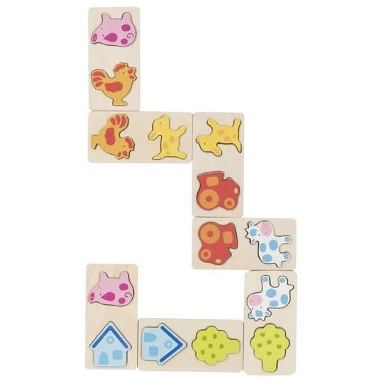 Goki 3D Domino Game Farm 6 Goki 3D Domino Game Farm - Afbeelding 4