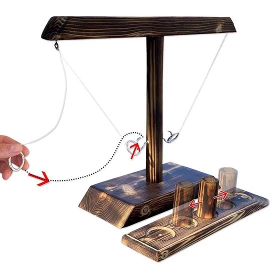 Merkloos Ring Toss Game - Drankspel - Drank Spelletjes - Drinking Game - Shots - Party Game - Lets Get Drunk 7 Merkloos Ring Toss Game - Drankspel - Drank Spelletjes - Drinking Game - Shots - Party Game - Lets Get Drunk - Afbeelding 5