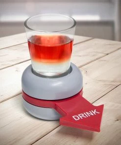 Balvi Spel Draaibare Pijl Met Shotglas