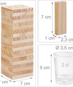 Relaxdays Stapeltoren Drankspel - Drunken Tower - Wiebeltoren - Drinkspel - Hout 13 Relaxdays Stapeltoren Drankspel - Drunken Tower - Wiebeltoren - Drinkspel - Hout -actiespellen Verkoop 550x550 62