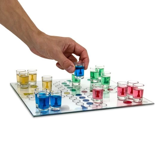 Relaxdays 10x Drankspel Ludo - Partyspel - Dobbelspel - 2 Tot 4 Personen 5 Relaxdays 10x Drankspel Ludo - Partyspel - Dobbelspel - 2 Tot 4 Personen - Afbeelding 3