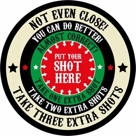 Bellatio Decorations Drankspel After Shots Op Bierviltje 50x - Plaats Je Shotglas In De Bullseye - Drink/drankspellen - Studentenspellen 5 Bellatio Decorations Drankspel After Shots Op Bierviltje 50x - Plaats Je Shotglas In De Bullseye - Drink/drankspellen - Studentenspellen - Afbeelding 3