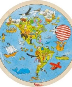 Goki Peggy Diggledey Puzzel Wereldreis, 57st. 14 Goki Peggy Diggledey Puzzel Wereldreis, 57st. -actiespellen Verkoop 550x551 6