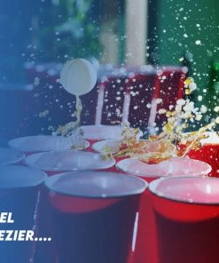 Viento Beerpong Tafel - 240 X 60 X (54-76) Cm - Bier - Drankspel -actiespellen Verkoop 550x562