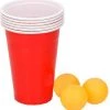 Merkloos Beerpong 9 Delig - 6 Bekers Met 3 Balletjes - Bierpong - Bier-pong - Beer Pong Set - Beerpong Bekers - Beerpong Tafel -actiespellen Verkoop 550x566 1