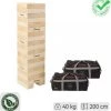 Ubergames Mega Stapeltoren, Tot 200 Cm. 40 Kg. ECO Hardhout -actiespellen Verkoop 550x566 3