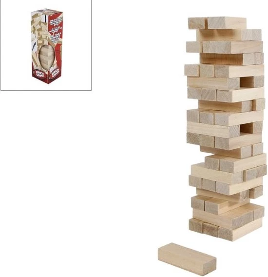 Toys Amsterdam Miniatuur Behendigheidsspel Junior 16 Cm Hout Naturel 4 Toys Amsterdam Miniatuur Behendigheidsspel Junior 16 Cm Hout Naturel - Afbeelding 2