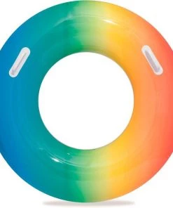 Bestway Zwemring Regenboog, 91cm
