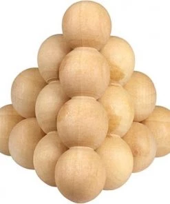 Moses Breinbreker Be Clever Driehoek 6,5 Cm Junior Hout Bruin