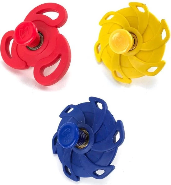 BlijeKids Flip Spinner / Springing Spinner Rubber Effen Gekleurd 3 BlijeKids Flip Spinner / Springing Spinner Rubber Effen Gekleurd