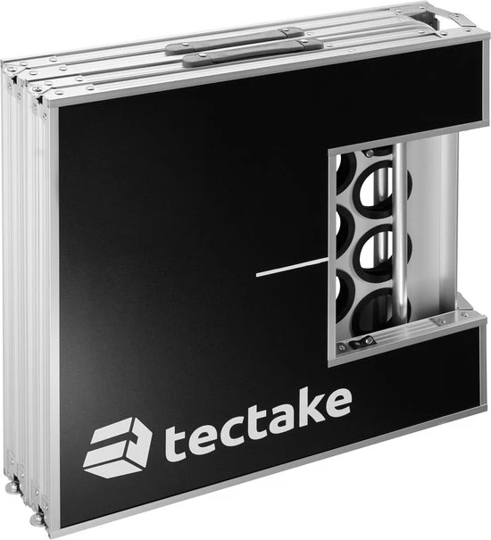 Tectake Goose Lyne® | Verstelbare Zwarte Bierpong-klaptafel - Bierpong Spel - Beerpongtafel - Beerpong 6 Tectake Goose Lyne® | Verstelbare Zwarte Bierpong-klaptafel - Bierpong Spel - Beerpongtafel - Beerpong - Afbeelding 4