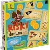 Ludattica Risky Domino: PIRATEN, 22,5x22,5x4cm, Met 36 Dominotegels, 32 Spelkaartjes En Instructies, 3+ -actiespellen Verkoop 550x610