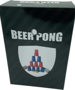 Kyto Games - Beer Pong Drankspel - 50 Herbruikbare Rode En Blauwe Bekers (475ml) - Incl. 5 Balletjes -actiespellen Verkoop 550x633