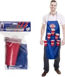 Out Of The Blue Beer Pong Keukenschort - Drankspel