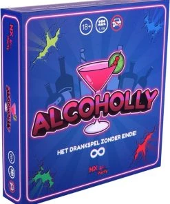 actiespellen Verkoop 7 NX Party® - ALCOHOLLY® - Drankspel - Nederlandstalig - Bordspel - Spelletjes Voor Volwassenen - Drank Spelletjes