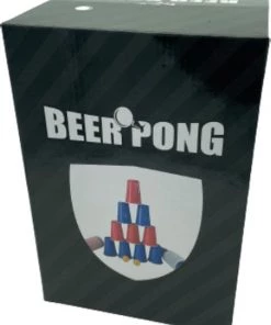 Kyto Games - Beer Pong Drankspel - 100 Herbruikbare Rode En Blauwe Bekers (475ml) - Incl. 10 Balletjes -actiespellen Verkoop 550x708 1