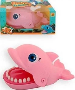 JINS Spel Biting Dolfijn Roze