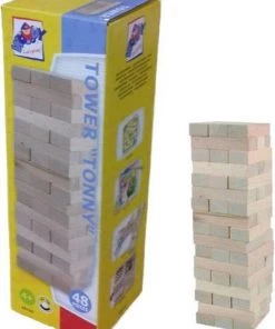 Woody - Stapeltoren Hout 48 Stukjes - Jengaspel 7 Woody - Stapeltoren Hout 48 Stukjes - Jengaspel -actiespellen Verkoop 550x732 2