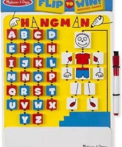 Melissa & Doug Flip-to-Win Hangman Kinderen Woordbordspel -actiespellen Verkoop 550x741 2